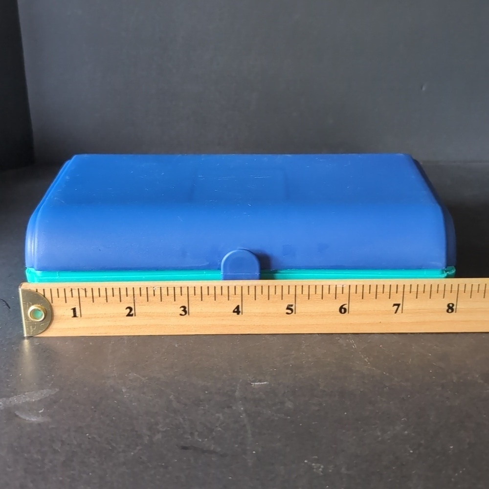 VGT 1980s Caboodles Lot Of 3 Blue/Green Travel Makeup Cases. - Picture 12 of 13